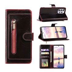 Coque Portefeuille Livre Cuir Etui Clapet JDK1 pour Samsung Galaxy A52 4G Rouge