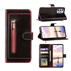 Coque Portefeuille Livre Cuir Etui Clapet JDK1 pour Samsung Galaxy A52 5G Rouge