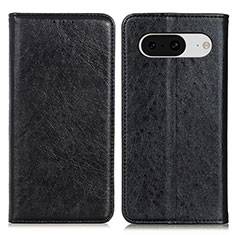 Coque Portefeuille Livre Cuir Etui Clapet K01Z pour Google Pixel 8 5G Noir