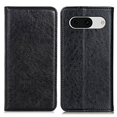 Coque Portefeuille Livre Cuir Etui Clapet K01Z pour Google Pixel 8a 5G Noir