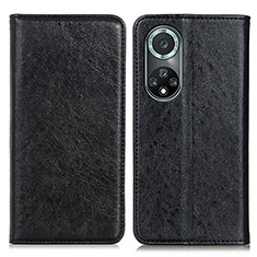 Coque Portefeuille Livre Cuir Etui Clapet K01Z pour Huawei Honor 50 Pro 5G Noir