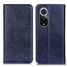 Coque Portefeuille Livre Cuir Etui Clapet K01Z pour Huawei Nova 9 Bleu