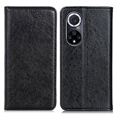 Coque Portefeuille Livre Cuir Etui Clapet K01Z pour Huawei Nova 9 Noir