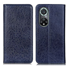 Coque Portefeuille Livre Cuir Etui Clapet K01Z pour Huawei Nova 9 Pro Bleu