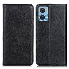 Coque Portefeuille Livre Cuir Etui Clapet K01Z pour Motorola Moto E22i Noir