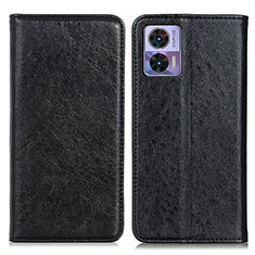 Coque Portefeuille Livre Cuir Etui Clapet K01Z pour Motorola Moto Edge 30 Lite 5G Noir