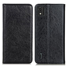 Coque Portefeuille Livre Cuir Etui Clapet K01Z pour Nokia C2 2nd Edition Noir