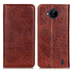 Coque Portefeuille Livre Cuir Etui Clapet K01Z pour Nokia C20 Plus Marron