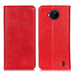 Coque Portefeuille Livre Cuir Etui Clapet K01Z pour Nokia C20 Plus Rouge