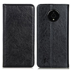 Coque Portefeuille Livre Cuir Etui Clapet K01Z pour Nokia C200 Noir