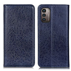 Coque Portefeuille Livre Cuir Etui Clapet K01Z pour Nokia G11 Bleu