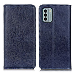 Coque Portefeuille Livre Cuir Etui Clapet K01Z pour Nokia G22 Bleu