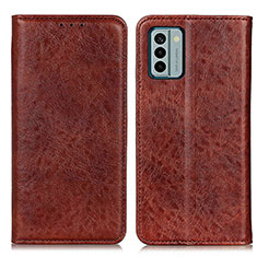 Coque Portefeuille Livre Cuir Etui Clapet K01Z pour Nokia G22 Marron