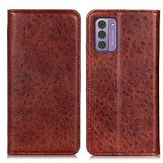 Coque Portefeuille Livre Cuir Etui Clapet K01Z pour Nokia G310 5G Marron