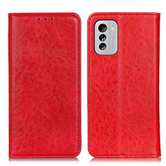 Coque Portefeuille Livre Cuir Etui Clapet K01Z pour Nokia G60 5G Rouge