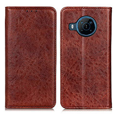 Coque Portefeuille Livre Cuir Etui Clapet K01Z pour Nokia X100 5G Marron