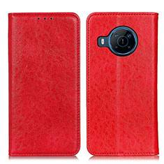 Coque Portefeuille Livre Cuir Etui Clapet K01Z pour Nokia X100 5G Rouge