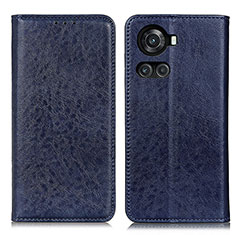 Coque Portefeuille Livre Cuir Etui Clapet K01Z pour OnePlus 10R 5G Bleu