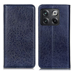 Coque Portefeuille Livre Cuir Etui Clapet K01Z pour OnePlus 10T 5G Bleu