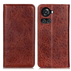 Coque Portefeuille Livre Cuir Etui Clapet K01Z pour OnePlus Ace 5G Marron