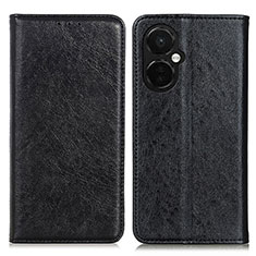 Coque Portefeuille Livre Cuir Etui Clapet K01Z pour OnePlus Nord CE 3 5G Noir