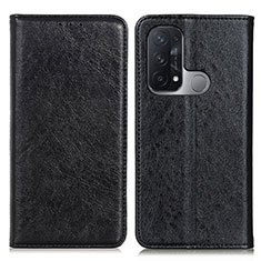 Coque Portefeuille Livre Cuir Etui Clapet K01Z pour Oppo Reno5 A Noir