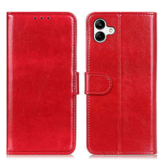 Coque Portefeuille Livre Cuir Etui Clapet K01Z pour Samsung Galaxy A04 4G Rouge