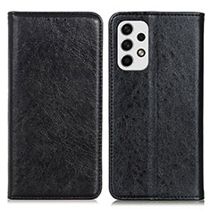 Coque Portefeuille Livre Cuir Etui Clapet K01Z pour Samsung Galaxy A23 4G Noir