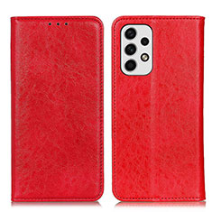 Coque Portefeuille Livre Cuir Etui Clapet K01Z pour Samsung Galaxy A23 4G Rouge