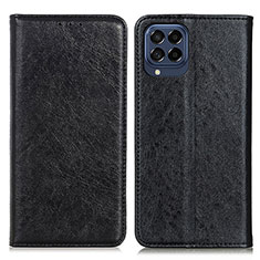 Coque Portefeuille Livre Cuir Etui Clapet K01Z pour Samsung Galaxy M53 5G Noir