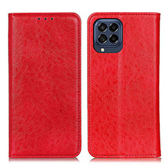 Coque Portefeuille Livre Cuir Etui Clapet K01Z pour Samsung Galaxy M53 5G Rouge