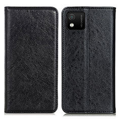 Coque Portefeuille Livre Cuir Etui Clapet K01Z pour Wiko Y52 Noir