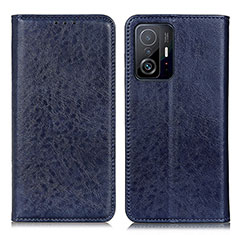 Coque Portefeuille Livre Cuir Etui Clapet K01Z pour Xiaomi Mi 11T 5G Bleu