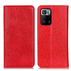 Coque Portefeuille Livre Cuir Etui Clapet K01Z pour Xiaomi Poco X3 GT 5G Rouge