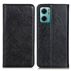 Coque Portefeuille Livre Cuir Etui Clapet K01Z pour Xiaomi Redmi 10 Prime Plus 5G Noir