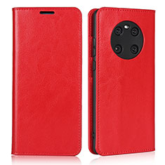 Coque Portefeuille Livre Cuir Etui Clapet K02 pour Huawei Mate 40E 4G Rouge