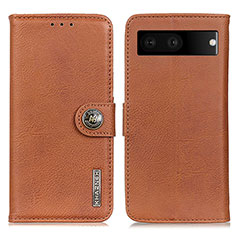 Coque Portefeuille Livre Cuir Etui Clapet K02Z pour Google Pixel 7 5G Marron