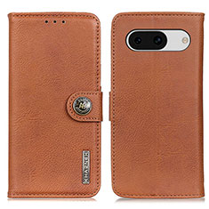 Coque Portefeuille Livre Cuir Etui Clapet K02Z pour Google Pixel 8a 5G Marron