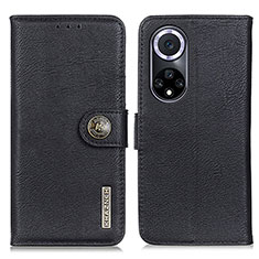 Coque Portefeuille Livre Cuir Etui Clapet K02Z pour Huawei Honor 50 5G Noir