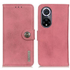 Coque Portefeuille Livre Cuir Etui Clapet K02Z pour Huawei Honor 50 5G Rose