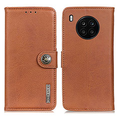 Coque Portefeuille Livre Cuir Etui Clapet K02Z pour Huawei Honor 50 Lite Marron