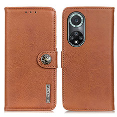 Coque Portefeuille Livre Cuir Etui Clapet K02Z pour Huawei Honor 50 Pro 5G Marron