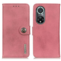 Coque Portefeuille Livre Cuir Etui Clapet K02Z pour Huawei Honor 50 Pro 5G Rose