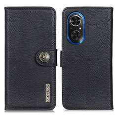 Coque Portefeuille Livre Cuir Etui Clapet K02Z pour Huawei Honor 50 SE 5G Noir