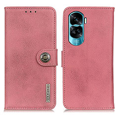 Coque Portefeuille Livre Cuir Etui Clapet K02Z pour Huawei Honor 90 Lite 5G Rose