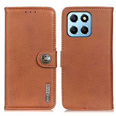 Coque Portefeuille Livre Cuir Etui Clapet K02Z pour Huawei Honor X6 5G Marron