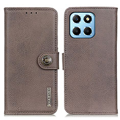 Coque Portefeuille Livre Cuir Etui Clapet K02Z pour Huawei Honor X8 5G Gris