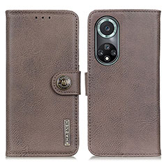 Coque Portefeuille Livre Cuir Etui Clapet K02Z pour Huawei Nova 9 Pro Gris