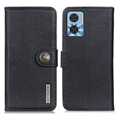 Coque Portefeuille Livre Cuir Etui Clapet K02Z pour Motorola Moto E22i Noir