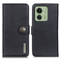 Coque Portefeuille Livre Cuir Etui Clapet K02Z pour Motorola Moto Edge (2023) 5G Noir